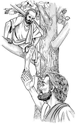 Zacchaeus and Jesus