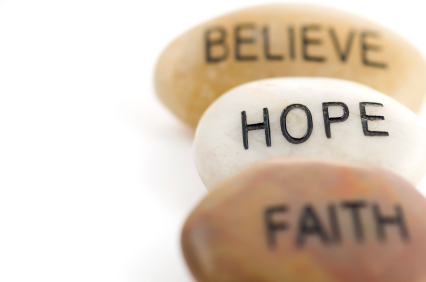 The problem of faith, hope, belief and knowing