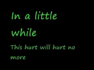 The problem of "a little while"