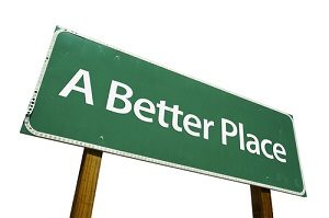 The problem of "a better place"