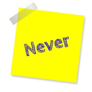 Is it true that God is "never gonna let me down"?