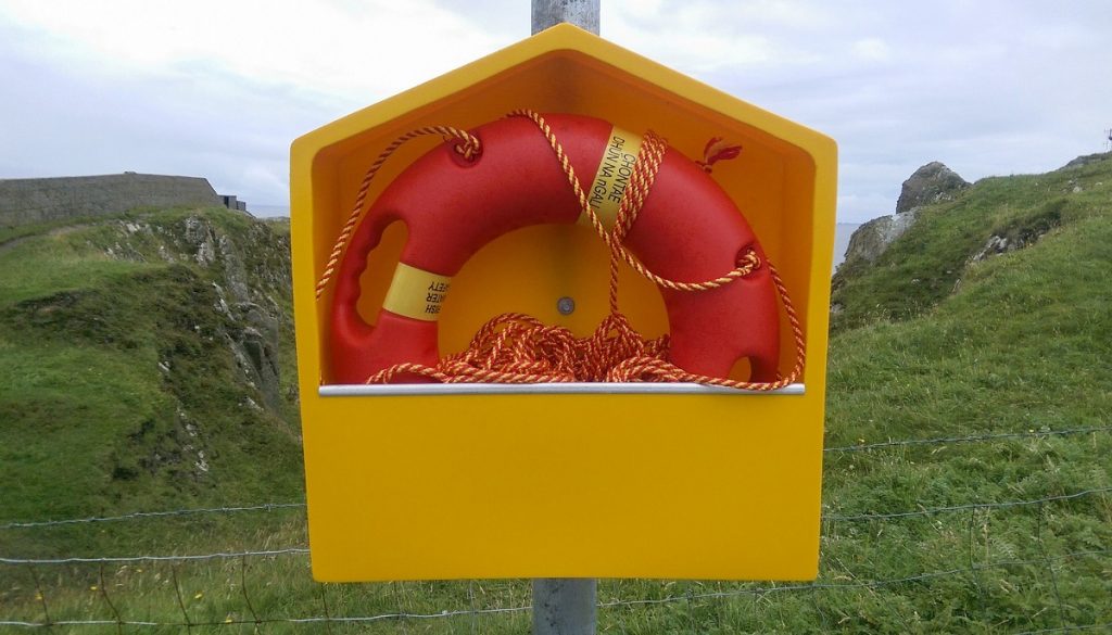 life buoy to illustrate Which god provides salvation for us?
