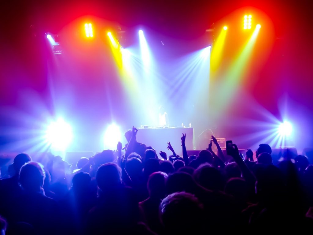 worship song at concert
