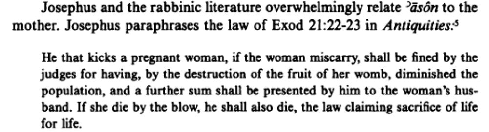 ex-21-22 » God versus religion exodus - abortion