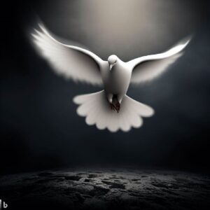 Earth was formless, darkness was over the surface, God was hovering