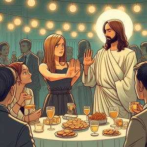 Do you ever practice living a Christian life of faith at, for instance, a party?