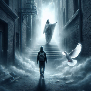 Jesus on the stairway to Heaven - the path of transformation